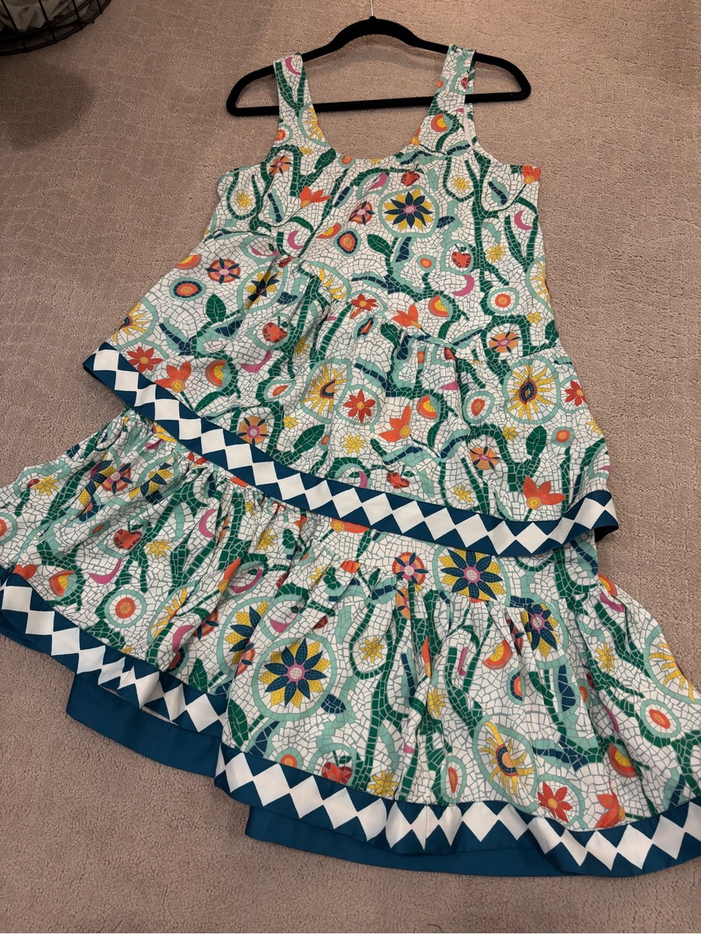 Floral Print Midi Sundress in Multicolor - Picture 4 of 7
